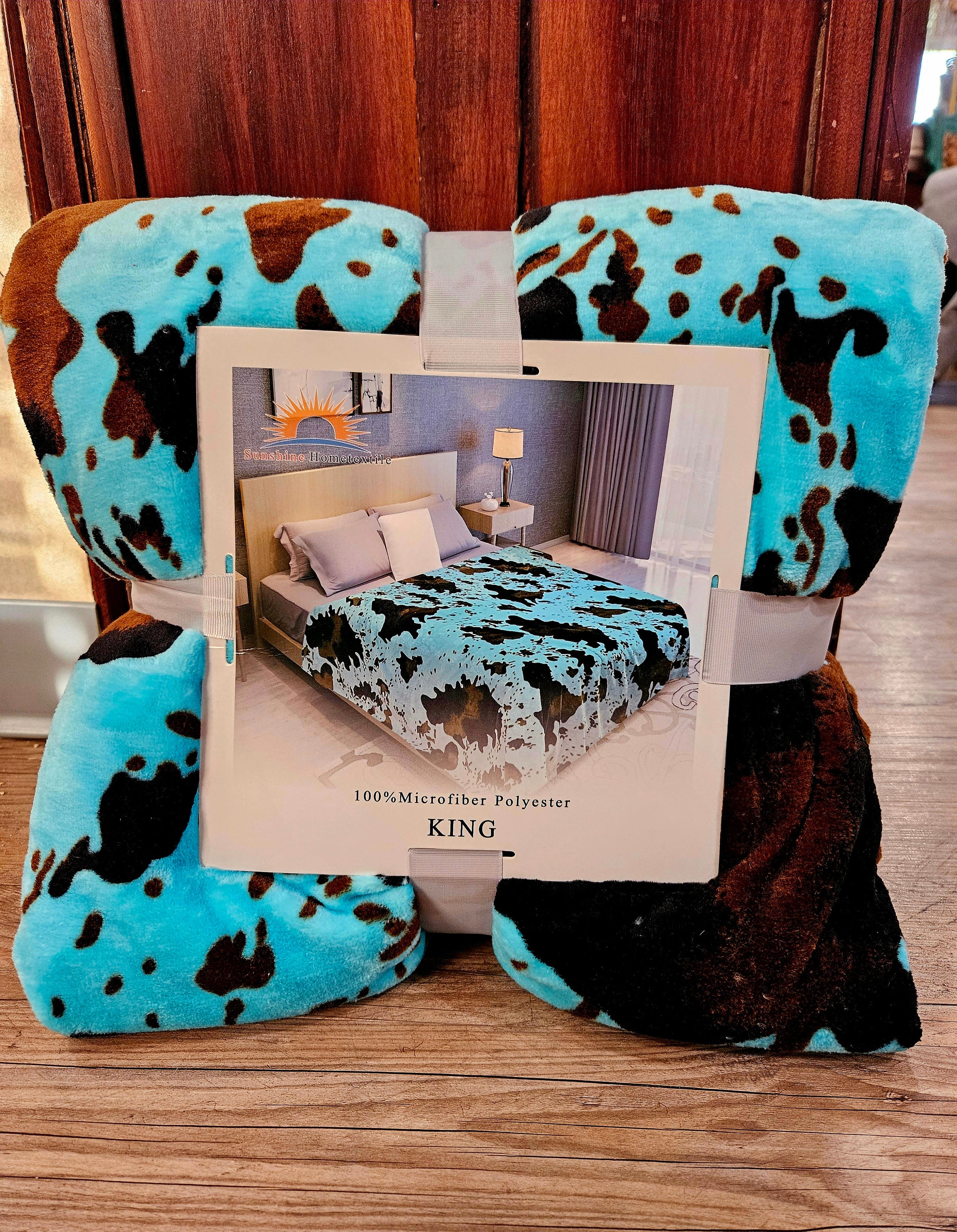 Cow Print Blanket King Size